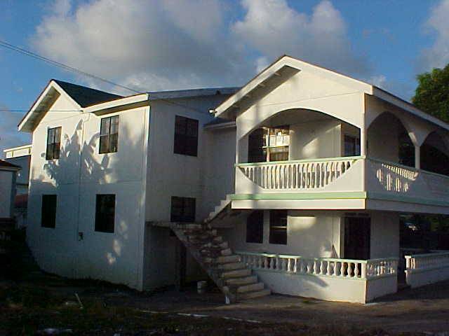 Sebastian's House on the second avenue up Banana Trail. We live upstairs.