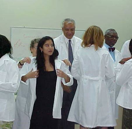 Vishali dons her coat.