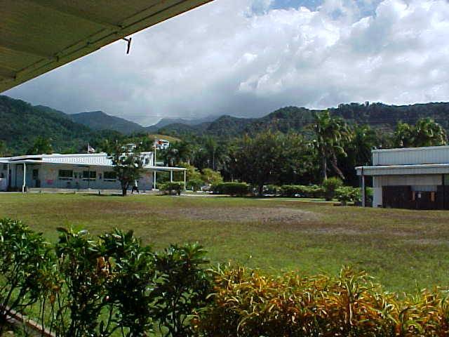 The futbol/football field