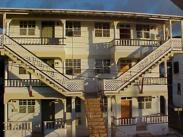 James' (Of James' store fame) three bedroom apartments, across the avenue from me.